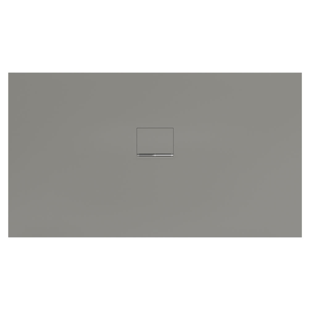 Cutout image of Villeroy & Boch Squaro Infinity 1600 x 900mm Matt Grey Stone Resin Shower Tray